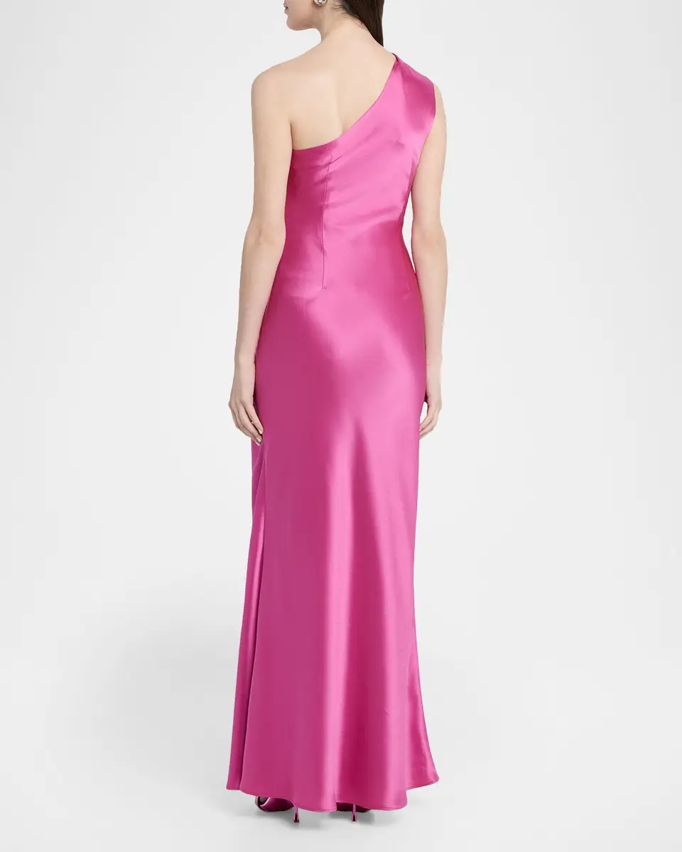 ACLER Werona Satin One-Shoulder Gown | Thumbnail 3 ACLER Werona Satin One-Shoulder Gown | Thumbnail 3