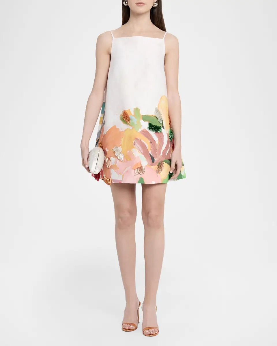ACLER Forever Young Java Bead-Embellished Printed Mini Dress | Thumbnail 2 ACLER Forever Young Java Bead-Embellished Printed Mini Dress | Thumbnail 2