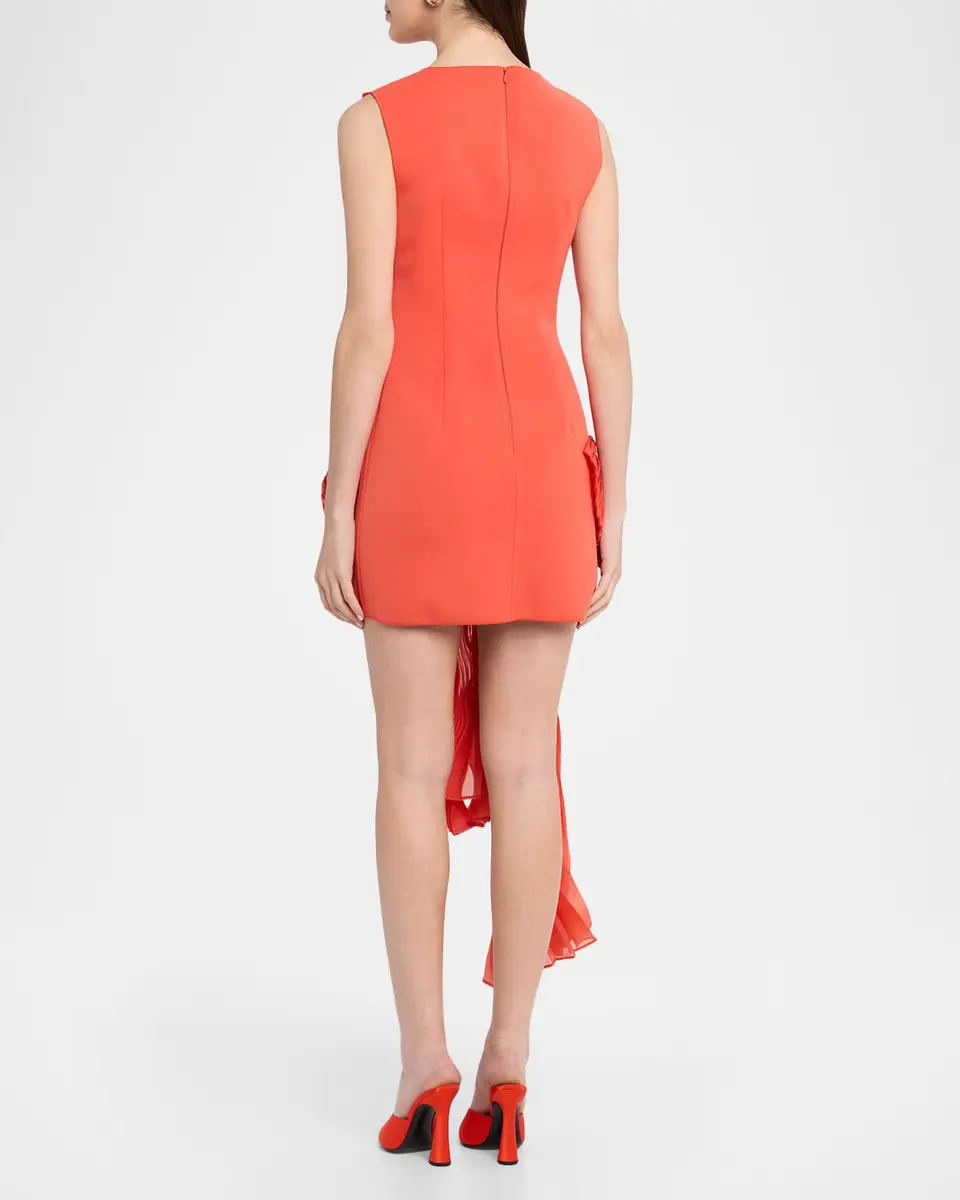 ACLER Forever Young Aberleigh Organza-Drape Mini Dress | Thumbnail 3 ACLER Forever Young Aberleigh Organza-Drape Mini Dress | Thumbnail 3