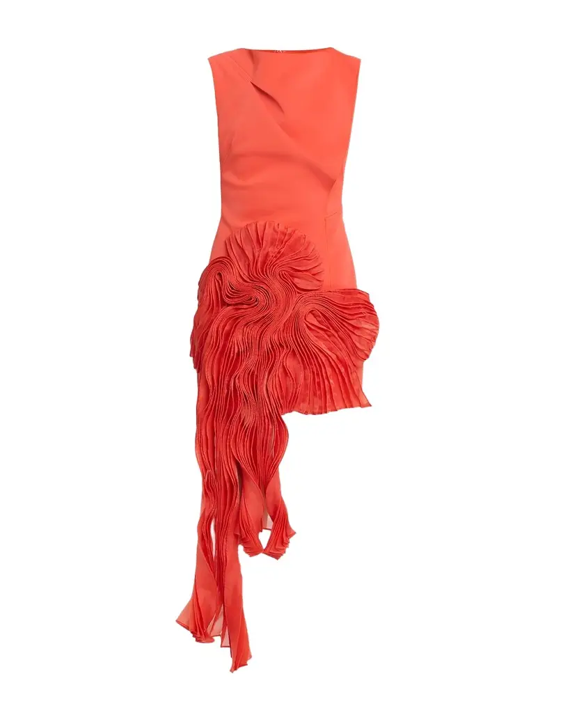 Forever Young Aberleigh Organza-Drape Mini Dress Forever Young Aberleigh Organza-Drape Mini Dress