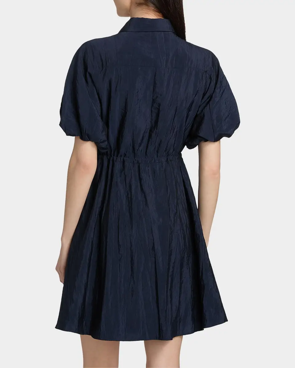 Cinq à Sept Macauly Textured Puff-Sleeve Mini Shirtdress | Thumbnail 3