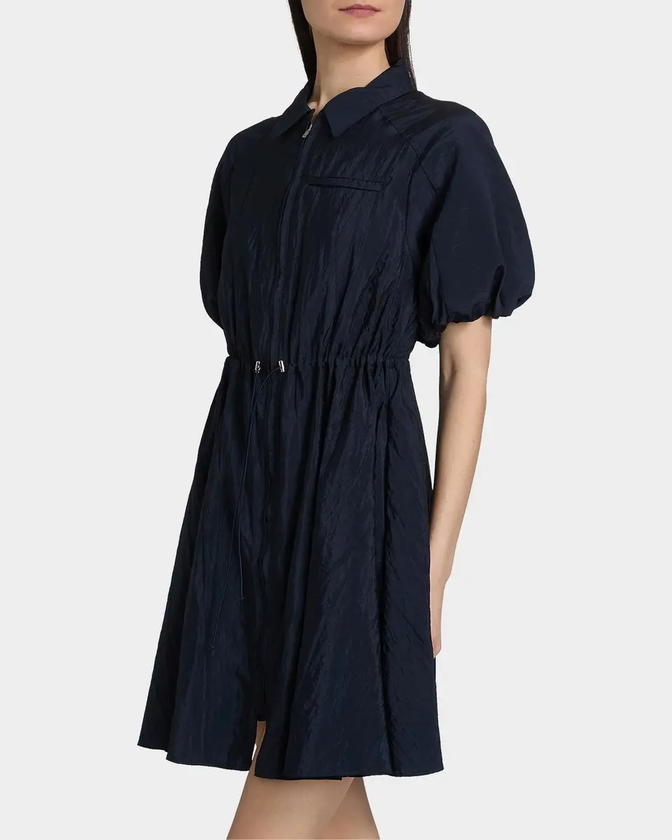 Cinq à Sept Macauly Textured Puff-Sleeve Mini Shirtdress | Thumbnail 6