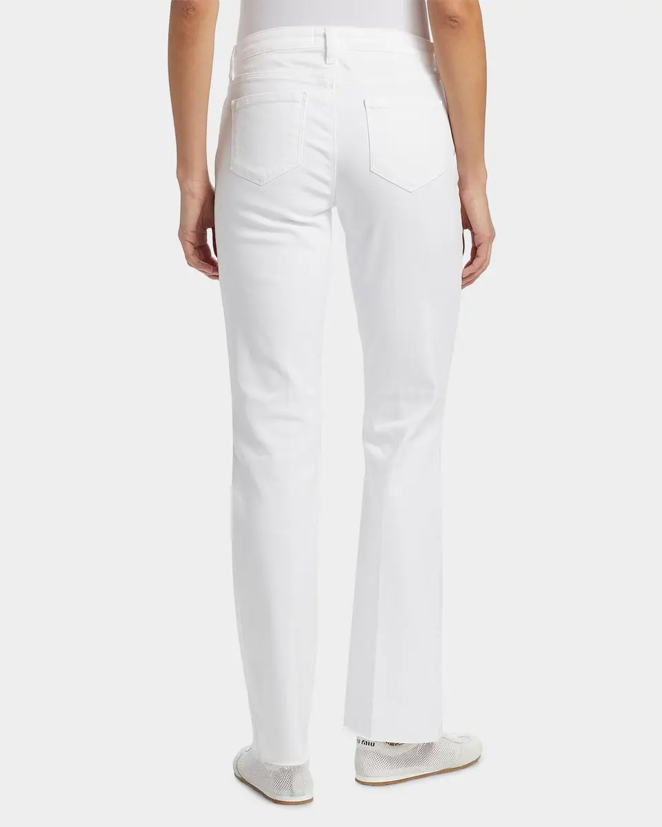 L'Agence Sneeki Low-Rise Straight-Leg Jeans | Thumbnail 3