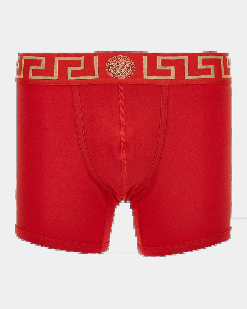 Versace Men's Medusa Key Jersey Boxer Brief | Thumbnail 2 Versace Men's Medusa Key Jersey Boxer Brief | Thumbnail 2