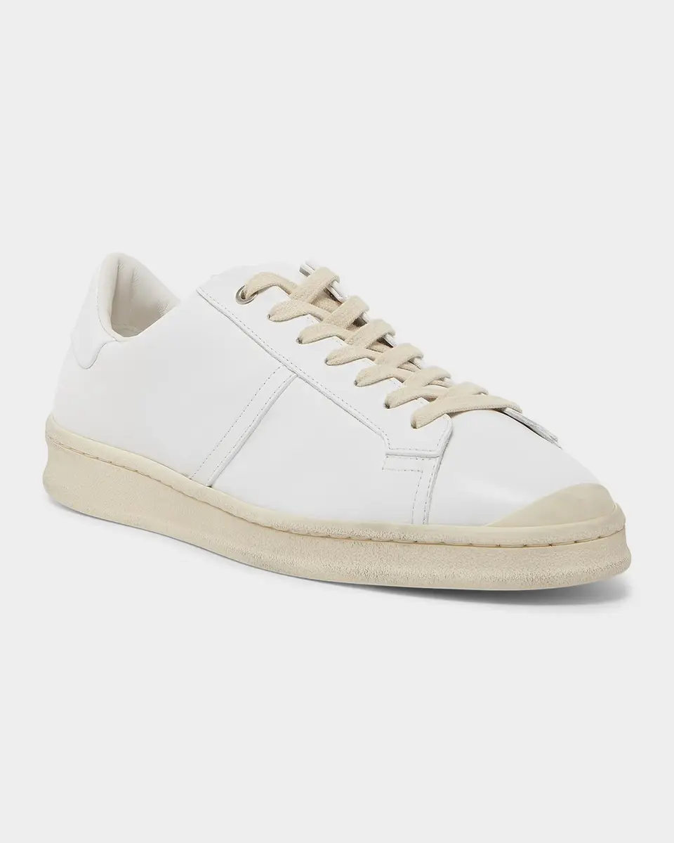 Jil Sander Men's Leather Low-Top Sneakers | Thumbnail 5 Jil Sander Men's Leather Low-Top Sneakers | Thumbnail 5