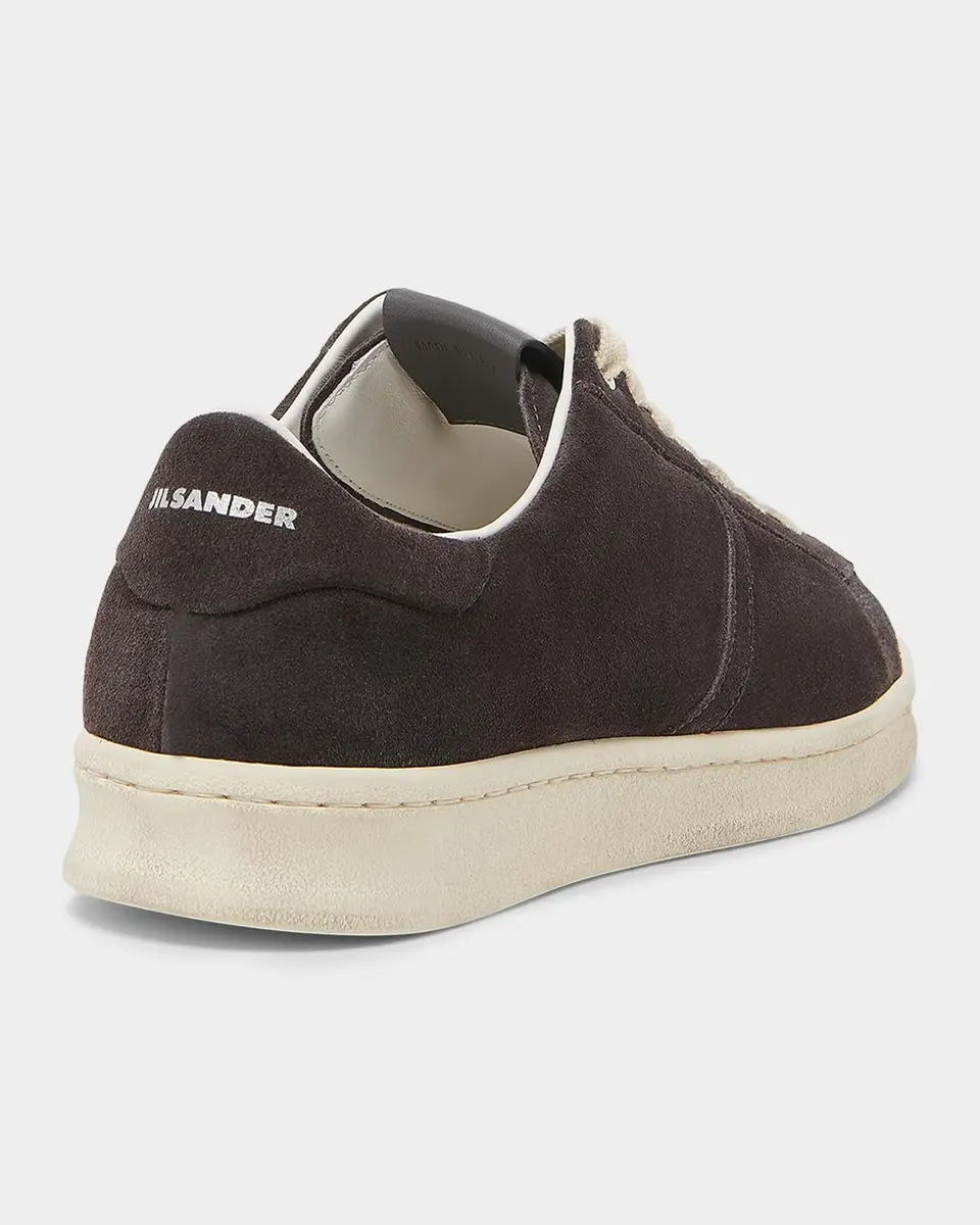 Jil Sander Men's Suede Low-Top Sneakers | Thumbnail 2 Jil Sander Men's Suede Low-Top Sneakers | Thumbnail 2
