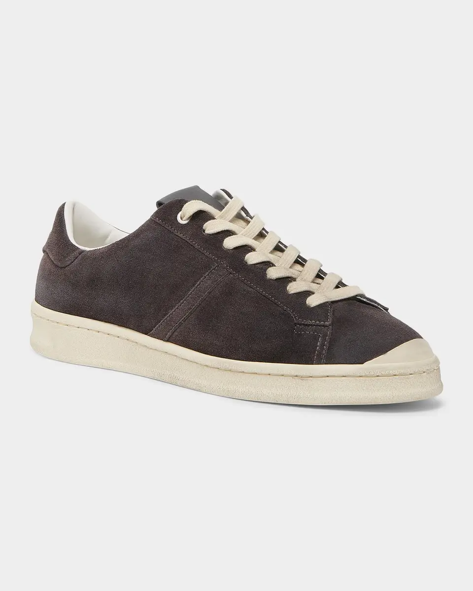Jil Sander Men's Suede Low-Top Sneakers | Thumbnail 5 Jil Sander Men's Suede Low-Top Sneakers | Thumbnail 5