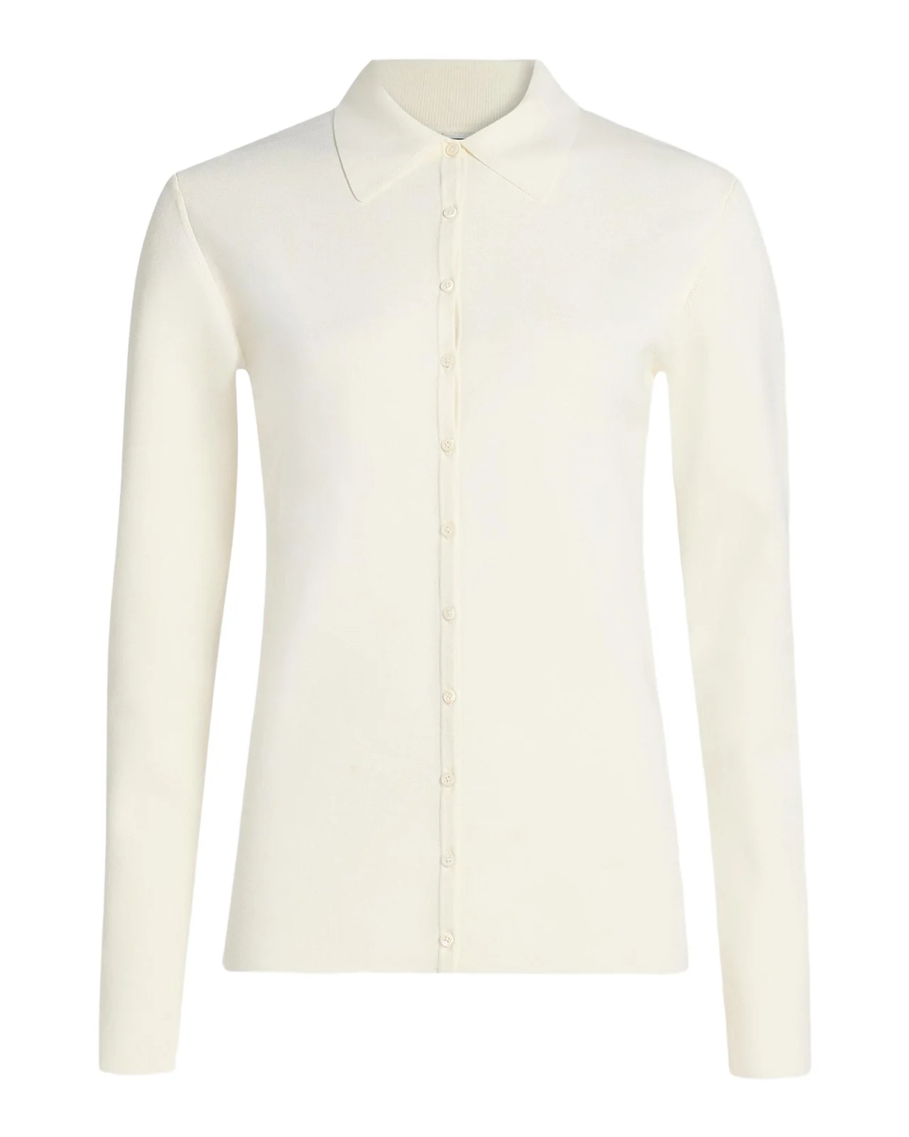 TOTEME Compact Knit Buttoned Top