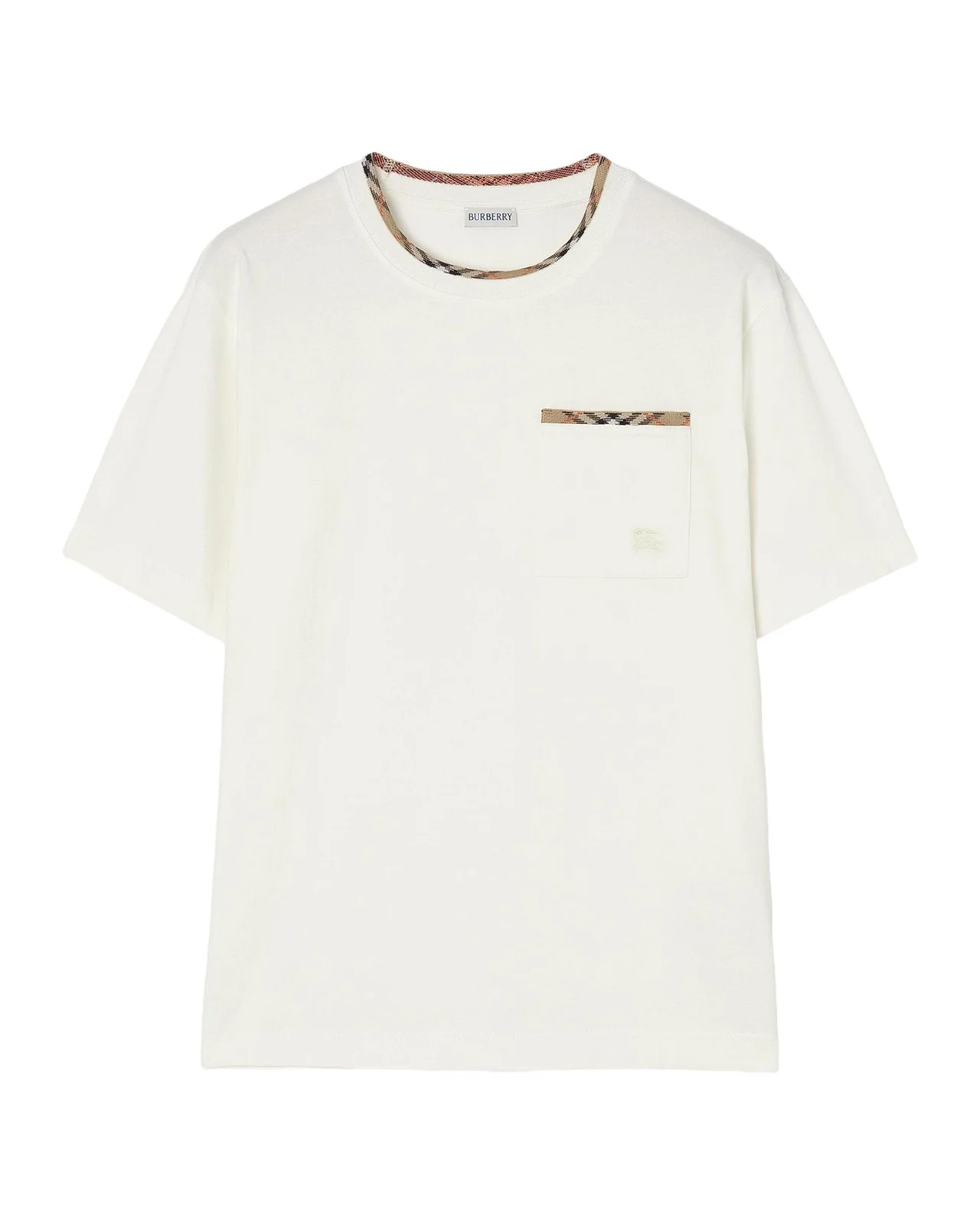 Burberry Men's Ryan Check Cotton T-Shirt