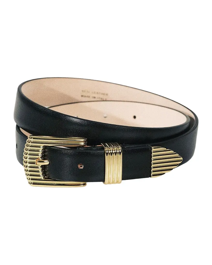 Déhanche Rosen Ridged Leather Belt | Image 1 Déhanche Rosen Ridged Leather Belt | Image 1