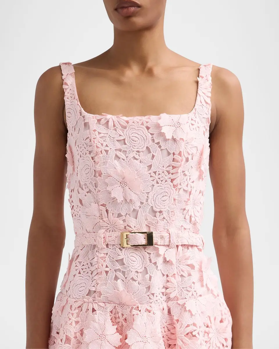 Generation Love Lisette 3D Guipure Lace Minidress | Thumbnail 3