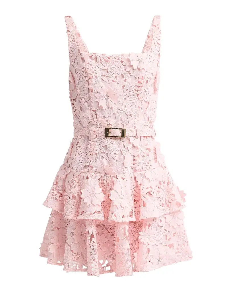 Generation Love Lisette 3D Guipure Lace Minidress | Image 1 Generation Love Lisette 3D Guipure Lace Minidress | Image 1
