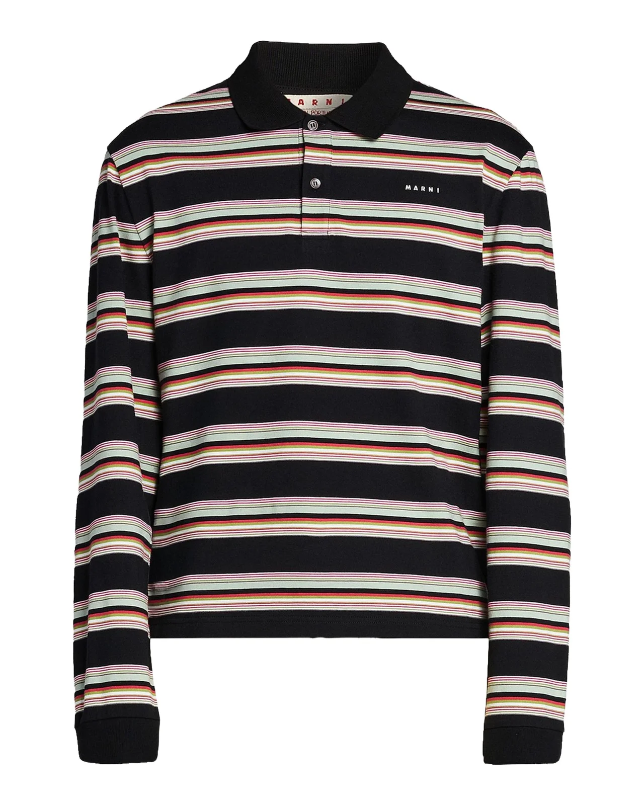 Men's Striped Cotton Slim-Fit Polo Shirt Men's Striped Cotton Slim-Fit Polo Shirt