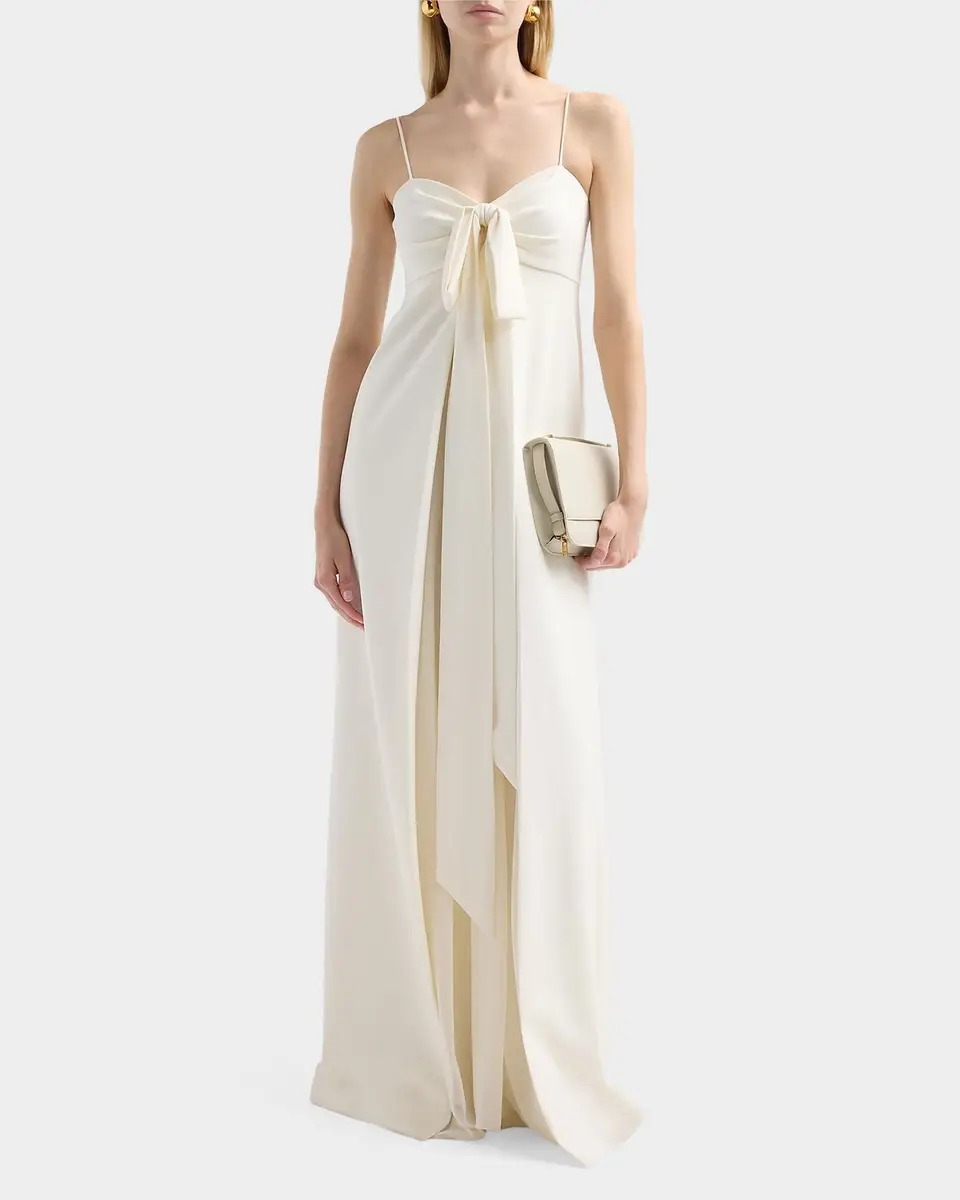 Cinq à Sept Amberly Bow Gown | Thumbnail 2 Cinq à Sept Amberly Bow Gown | Thumbnail 2