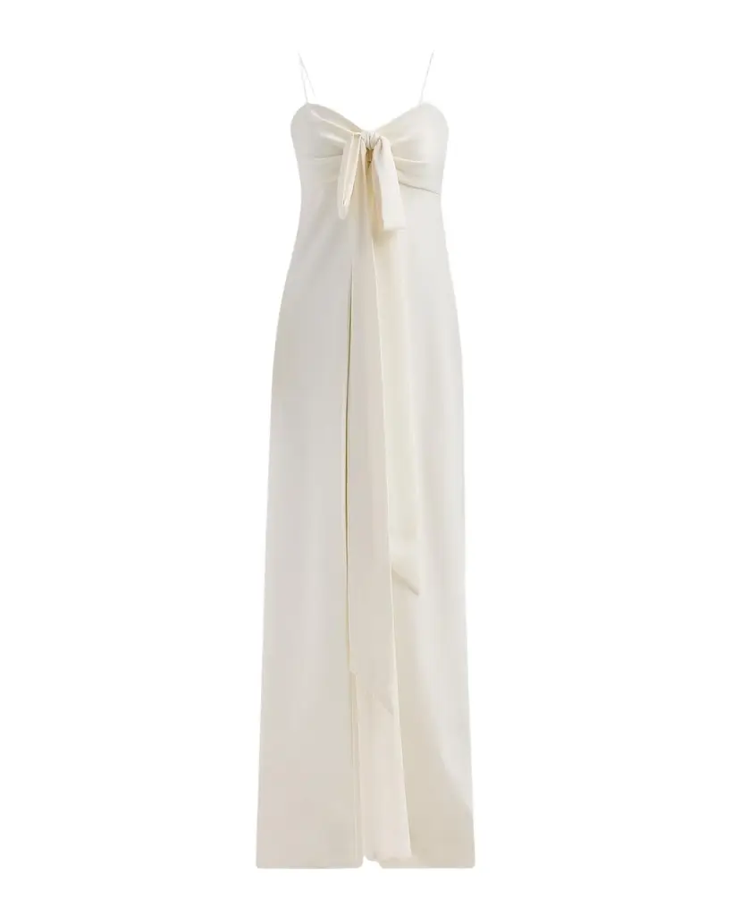 Cinq à Sept Amberly Bow Gown | Image 1 Cinq à Sept Amberly Bow Gown | Image 1