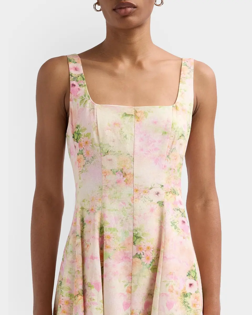 Generation Love Courtney Floral Pleated A-Line Mini Dress | Thumbnail 5 Generation Love Courtney Floral Pleated A-Line Mini Dress | Thumbnail 5