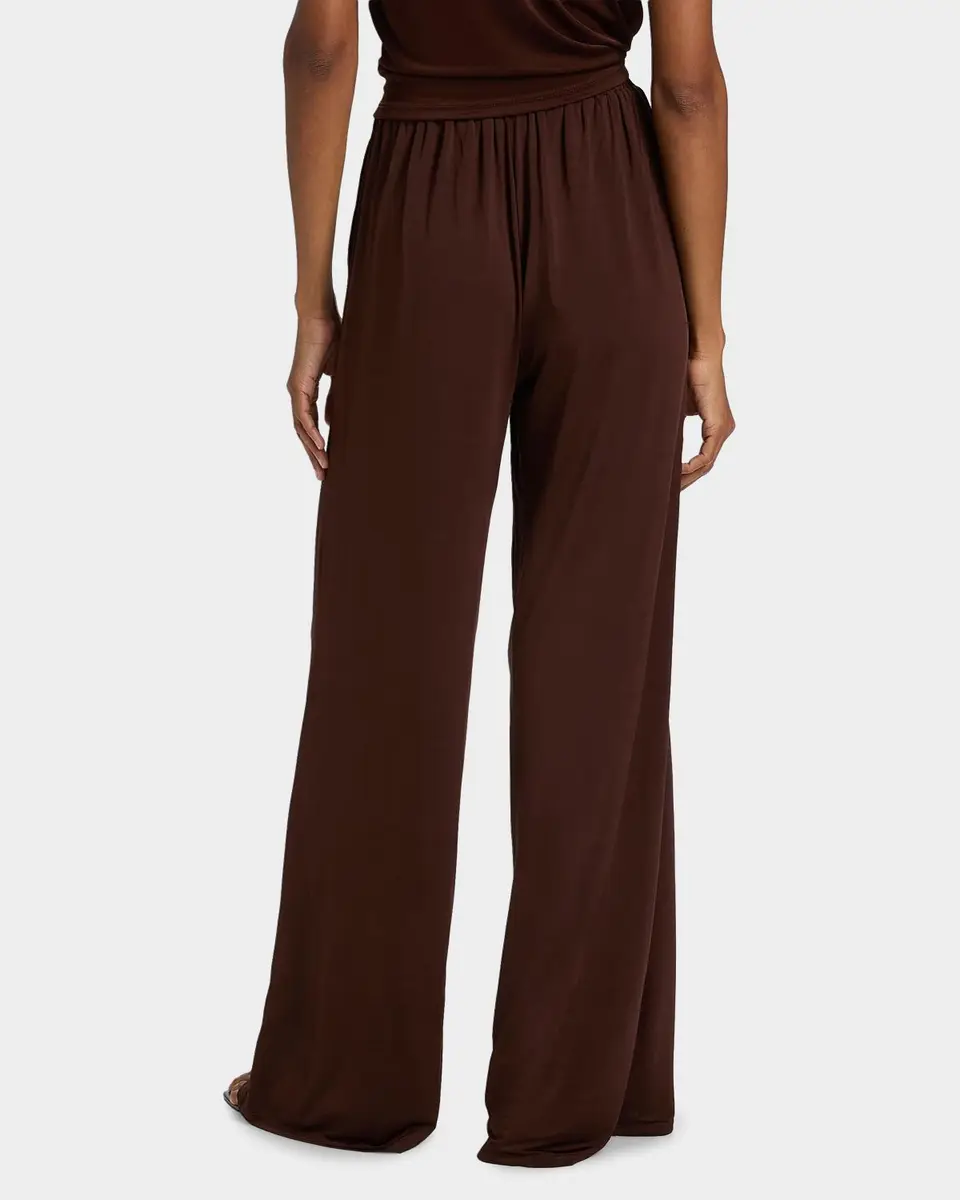 Generation Love Kelela Sheen Jersey Wide-Leg Pants | Thumbnail 3 Generation Love Kelela Sheen Jersey Wide-Leg Pants | Thumbnail 3