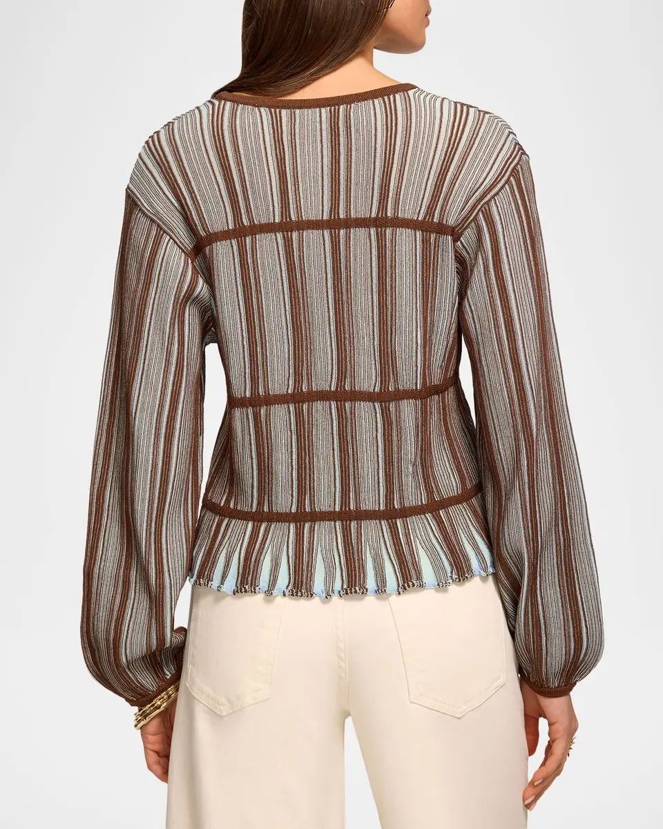 Ramy Brook Ashlyne Striped Knit Top | Thumbnail 3