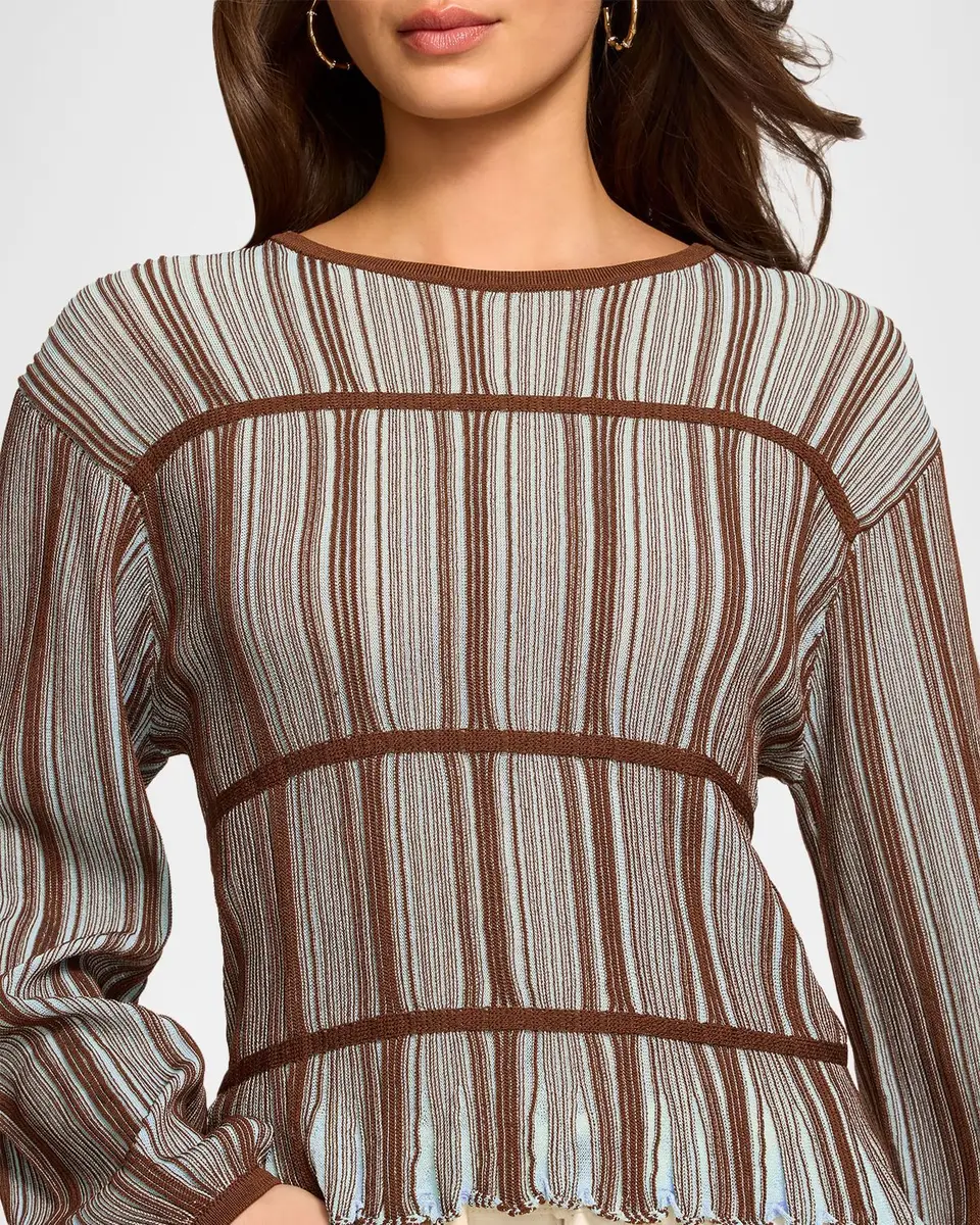 Ramy Brook Ashlyne Striped Knit Top | Thumbnail 4