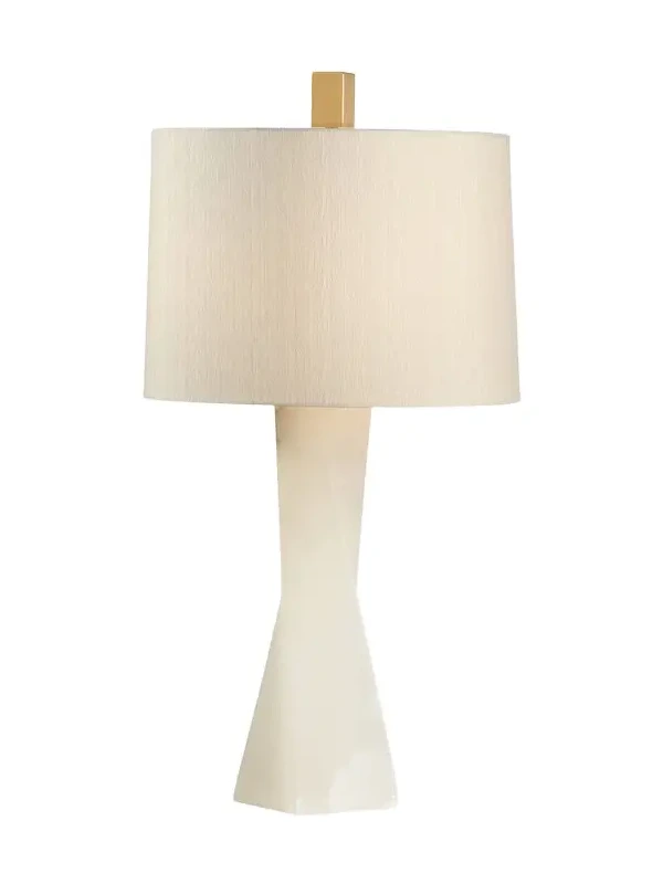 Wildwood Twist and Shout 33" 2-Light Alabaster Table Lamp