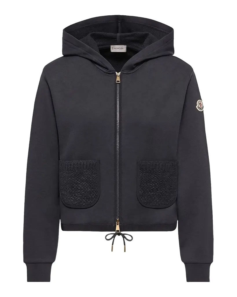 Cotton-Blend Zip-Up Cardigan Cotton-Blend Zip-Up Cardigan