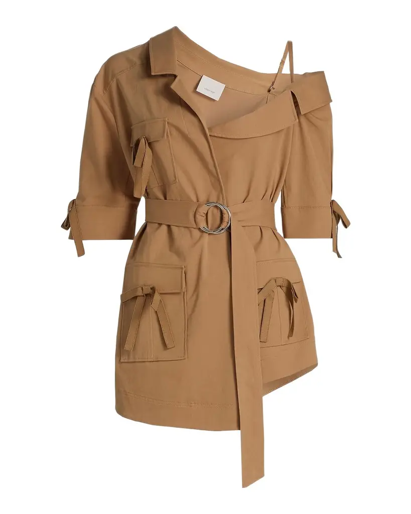Cinq à Sept Saige Belted Cotton Twill Jacket | Image 1 Cinq à Sept Saige Belted Cotton Twill Jacket | Image 1