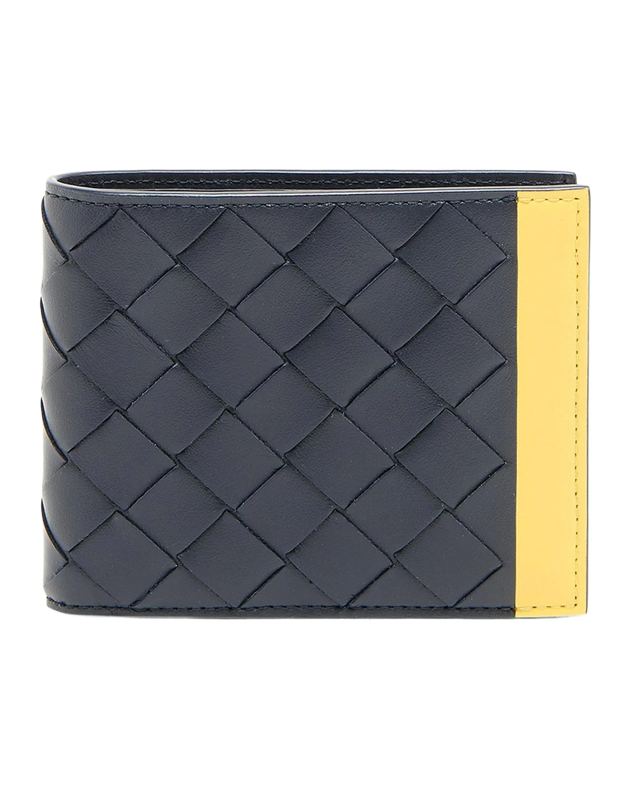 Bottega Veneta Men's Intrecciato Leather Colorblock Bifold Wallet