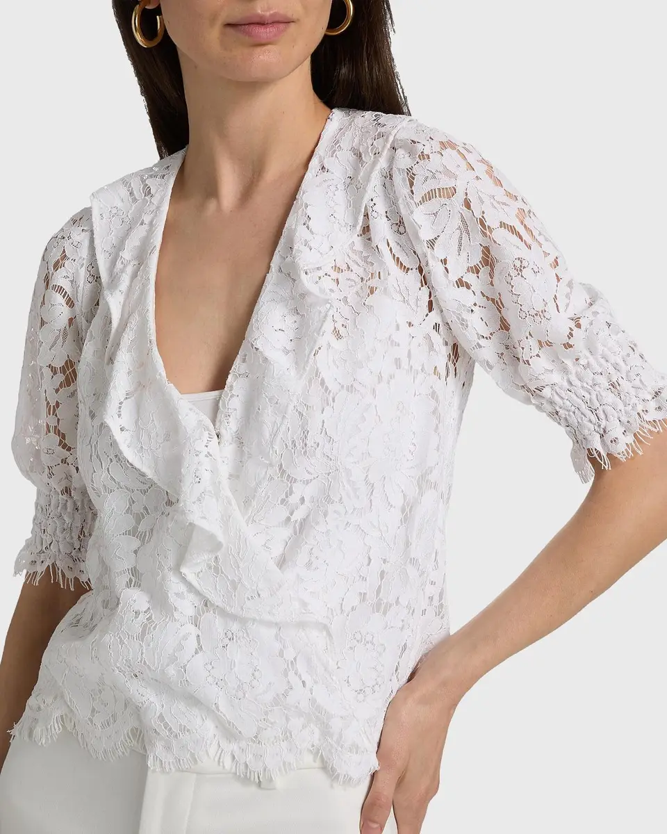 Generation Love Lulu Lace Cascade Blouse | Thumbnail 5 Generation Love Lulu Lace Cascade Blouse | Thumbnail 5