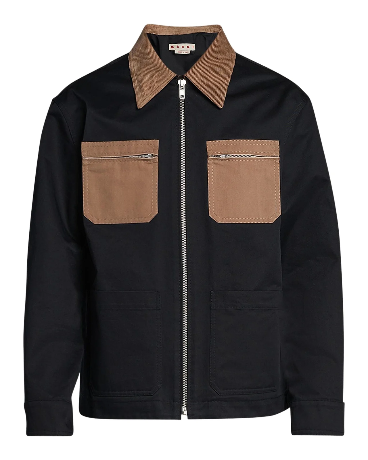 Men's Contrast-Pocket Cargo Jacket Men's Contrast-Pocket Cargo Jacket