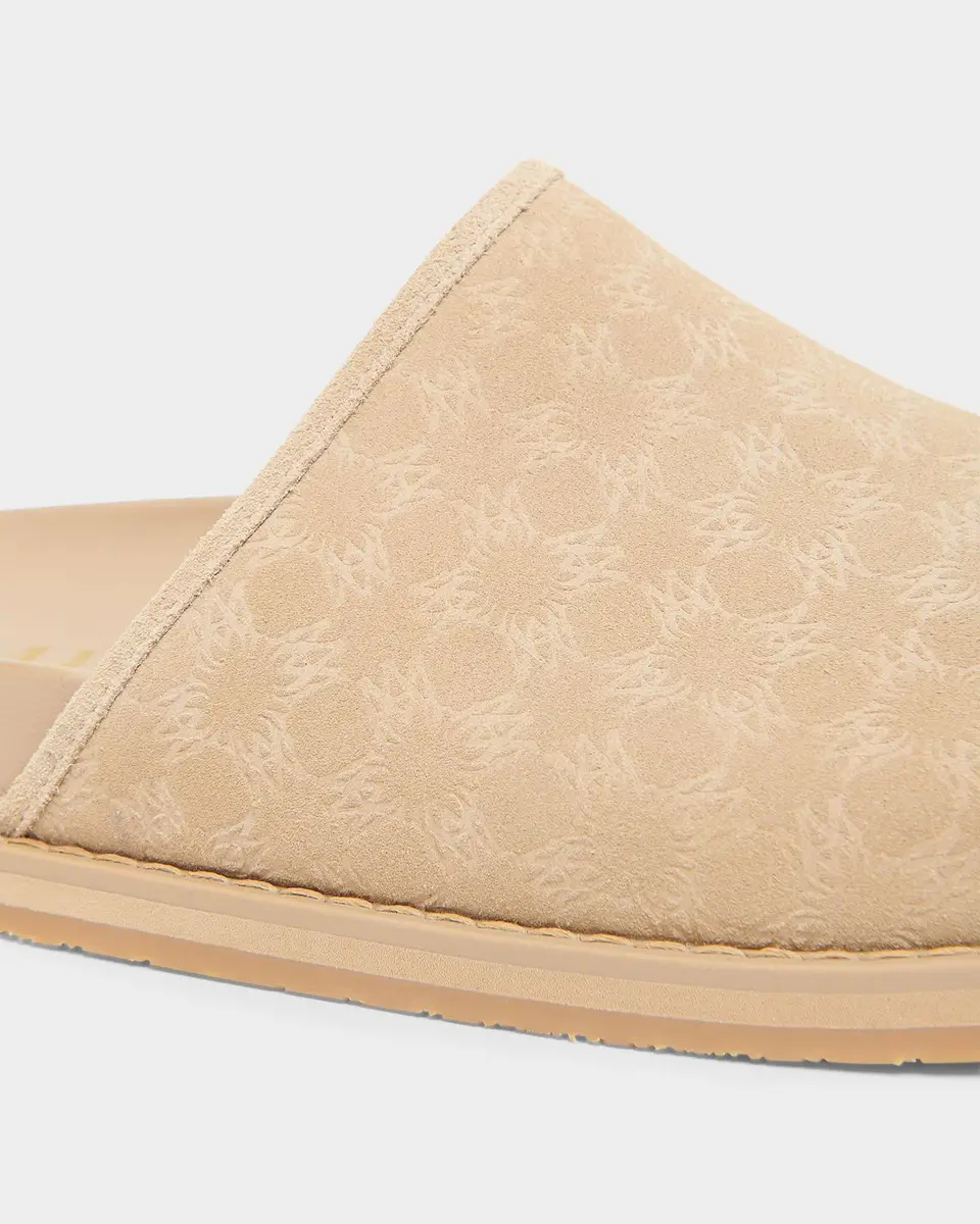 AMIRI Men's MA Monogram Suede Clogs | Thumbnail 3 AMIRI Men's MA Monogram Suede Clogs | Thumbnail 3