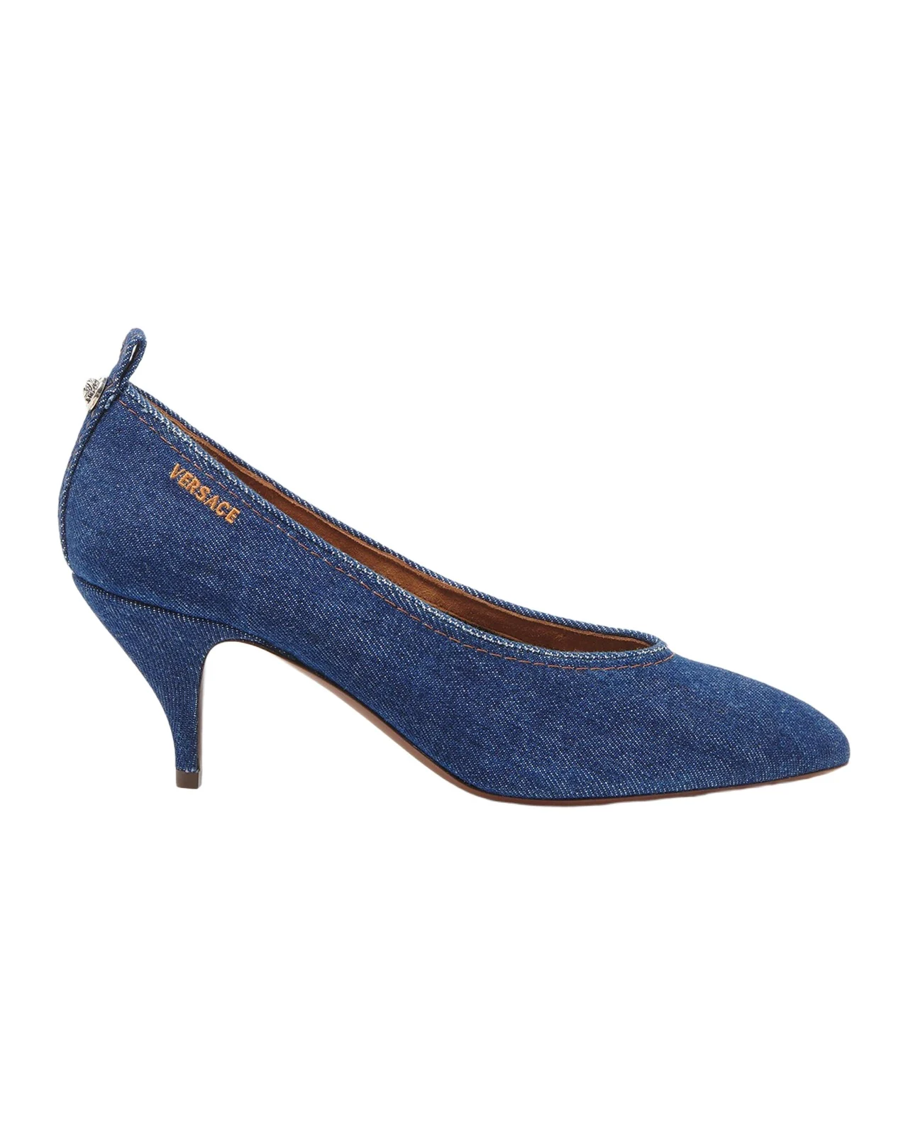 65MM Denim Stiletto-Heel Pumps 65MM Denim Stiletto-Heel Pumps