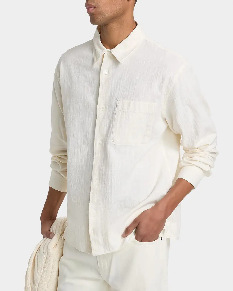 Frame Men's Seersucker Cotton Shirt | Thumbnail 7 Frame Men's Seersucker Cotton Shirt | Thumbnail 7