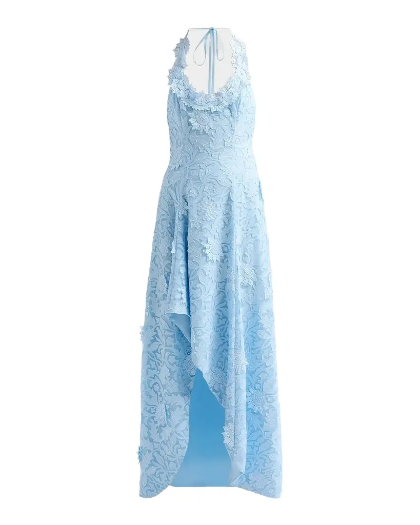As It May Avira Floral Appliqué Lace Halter Gown | Image 1 As It May Avira Floral Appliqué Lace Halter Gown | Image 1