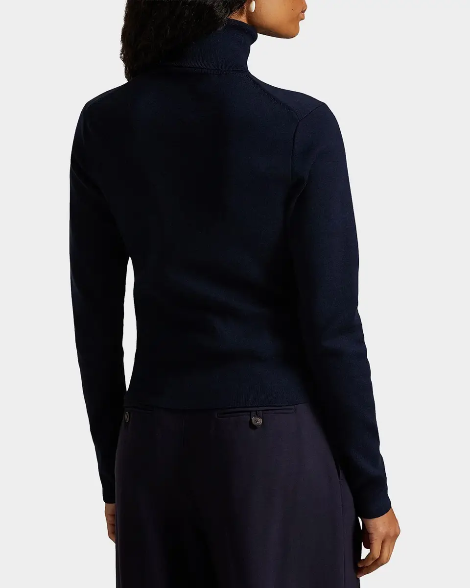 Polo Ralph Lauren Logo Cotton-Blend Turtleneck Sweater | Thumbnail 2 Polo Ralph Lauren Logo Cotton-Blend Turtleneck Sweater | Thumbnail 2