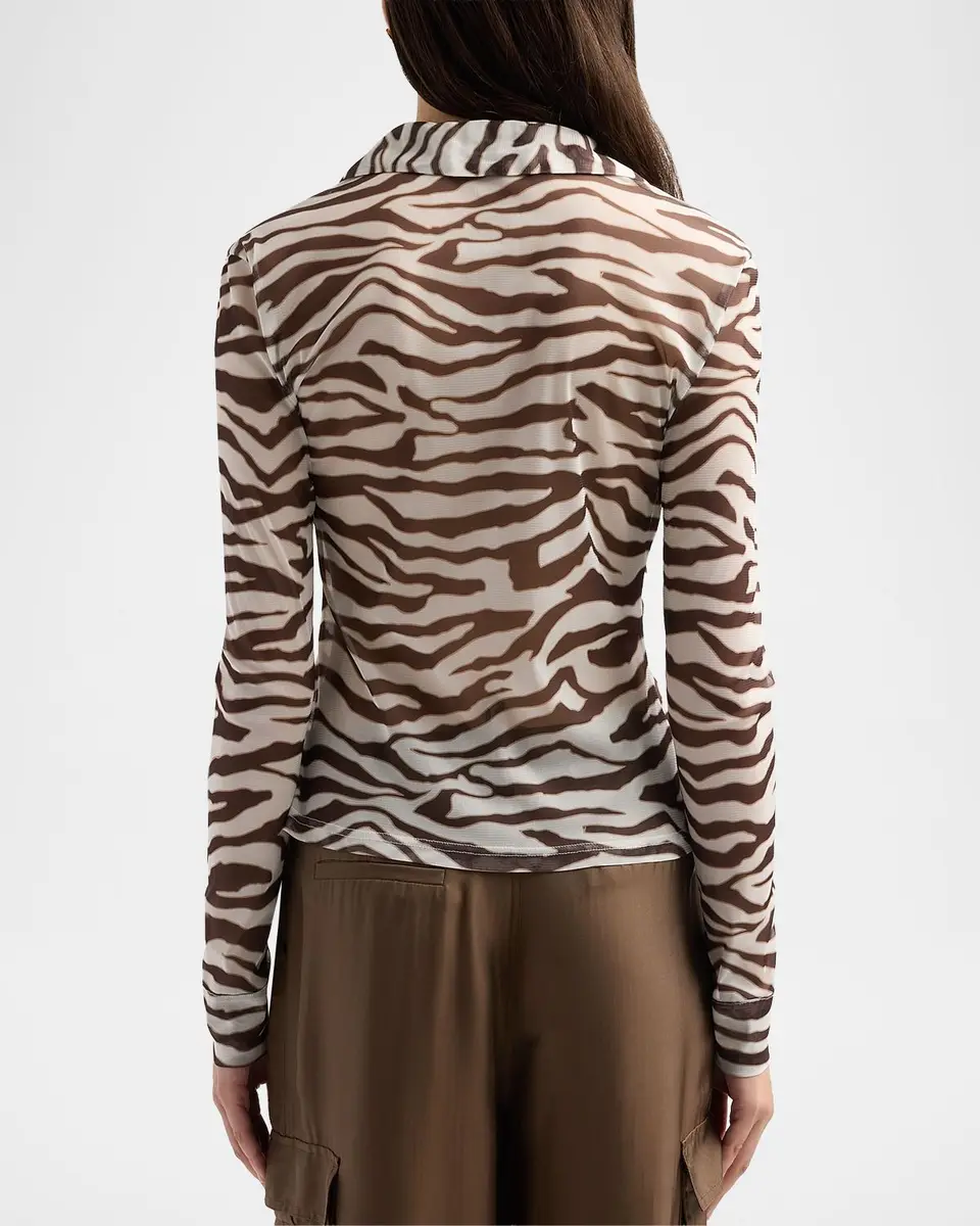 Toccin Lennon Printed Semi-Sheer Top | Thumbnail 3 Toccin Lennon Printed Semi-Sheer Top | Thumbnail 3