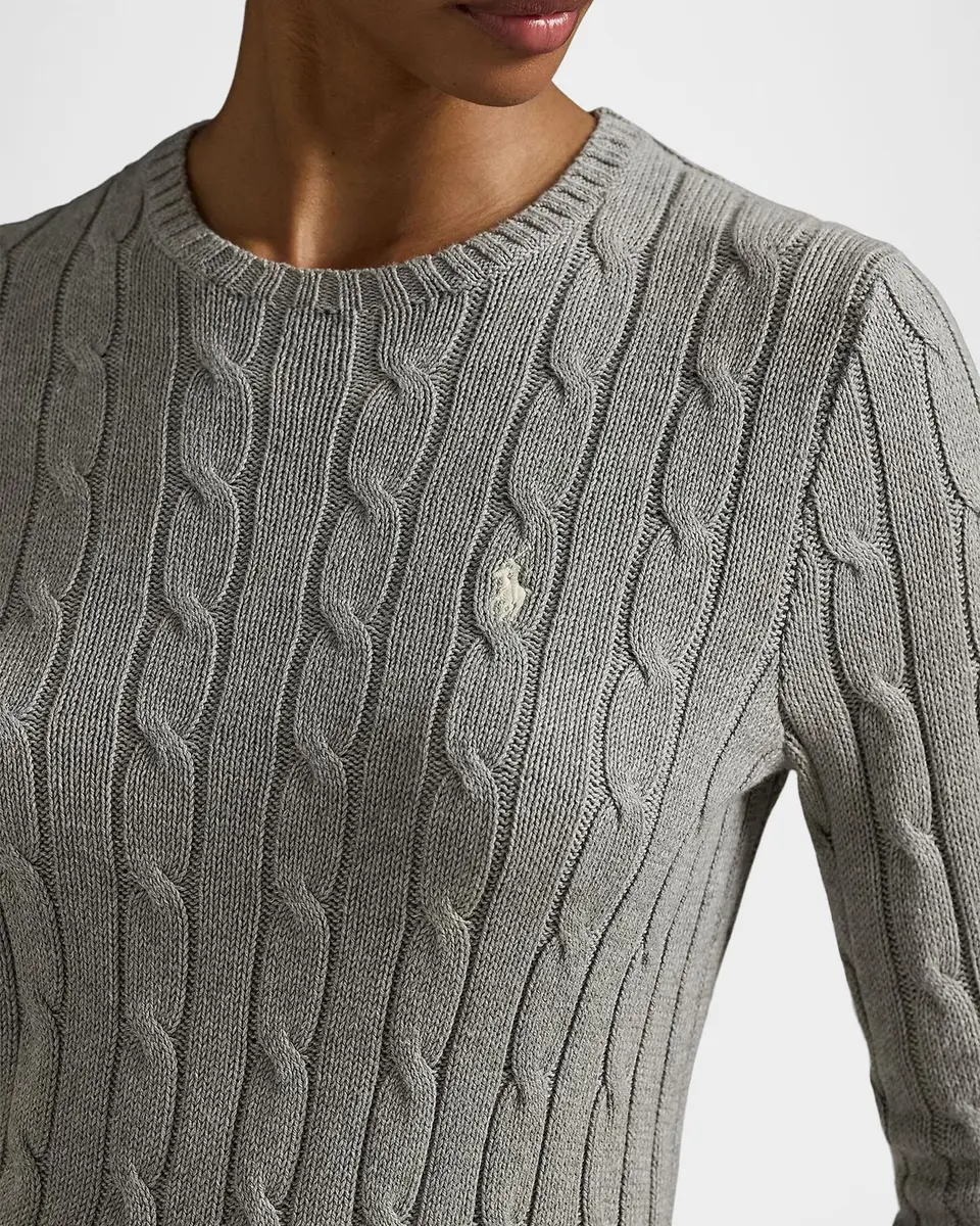 Polo Ralph Lauren Cable-Knit Cotton Crewneck Sweater | Thumbnail 5 Polo Ralph Lauren Cable-Knit Cotton Crewneck Sweater | Thumbnail 5