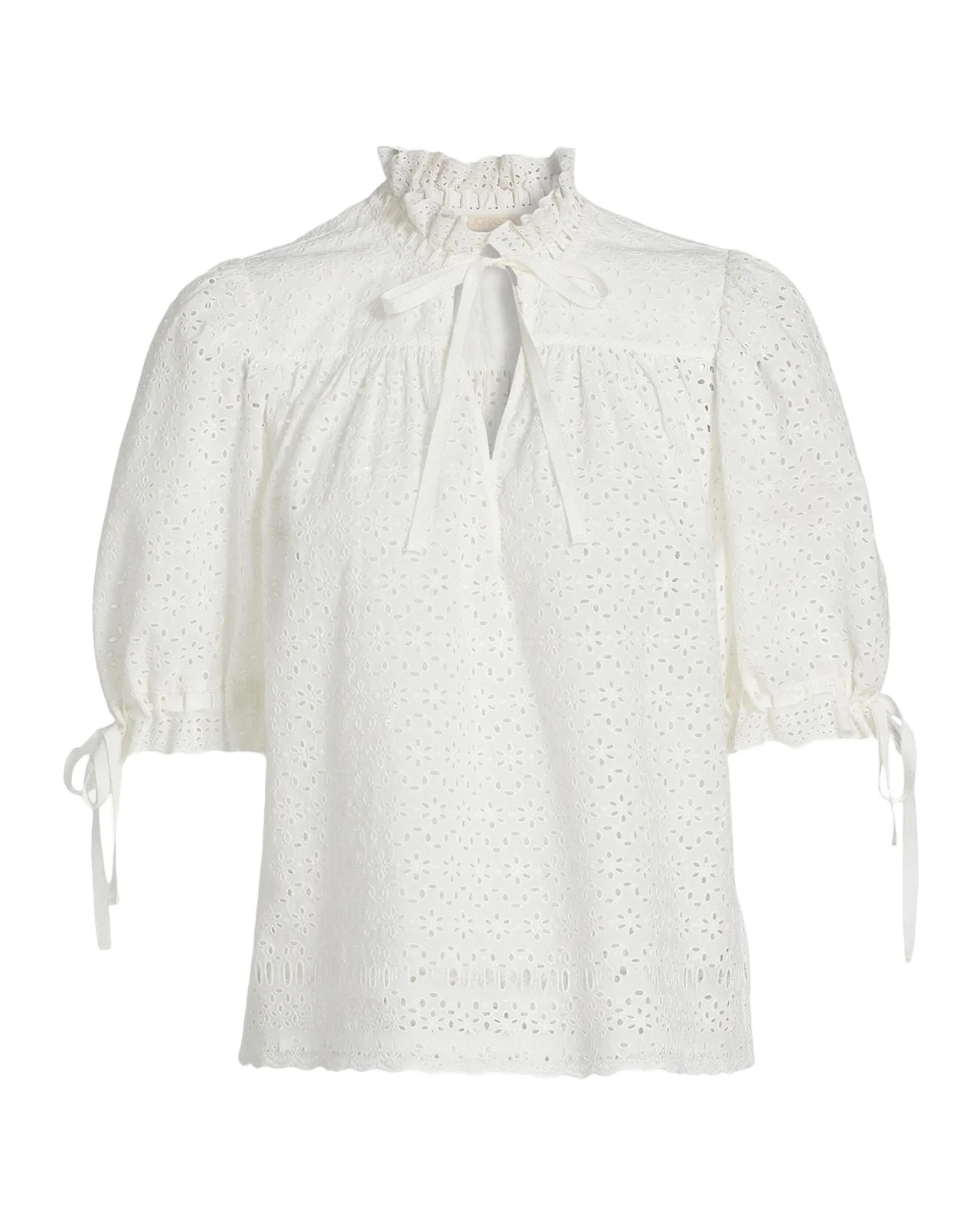 Aloutte Eyelet Cotton Top