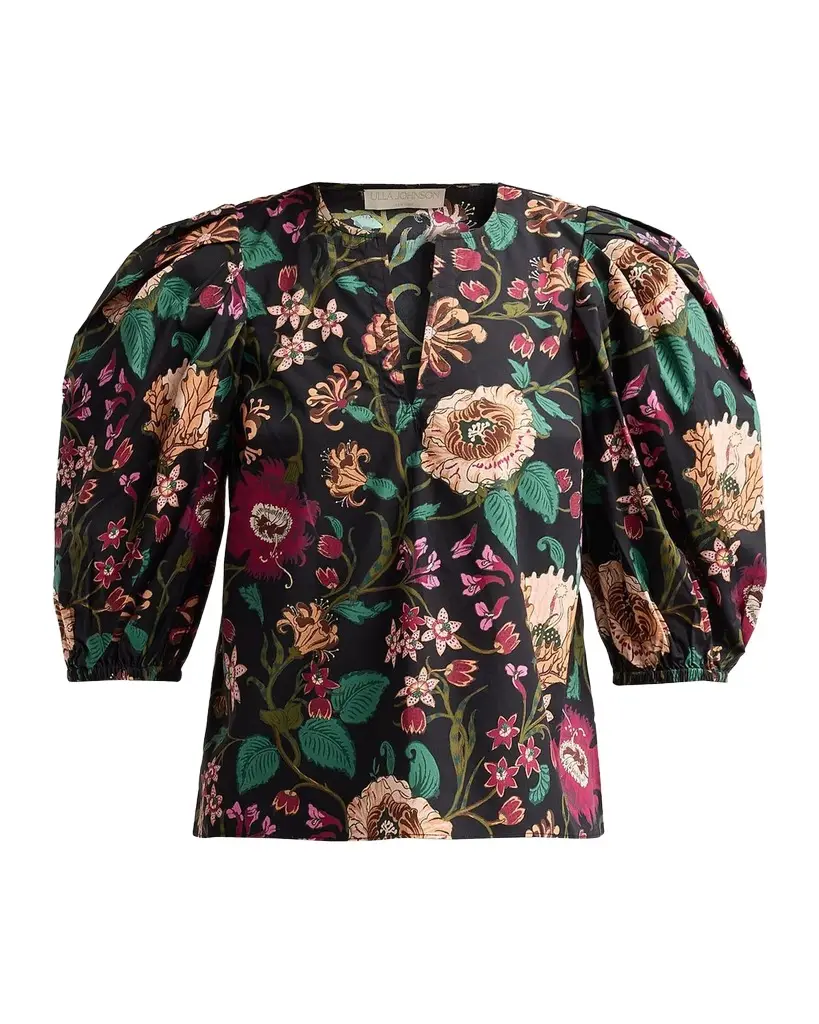 Ulla Johnson Florielle Floral Cotton Top | Image 1 Ulla Johnson Florielle Floral Cotton Top | Image 1