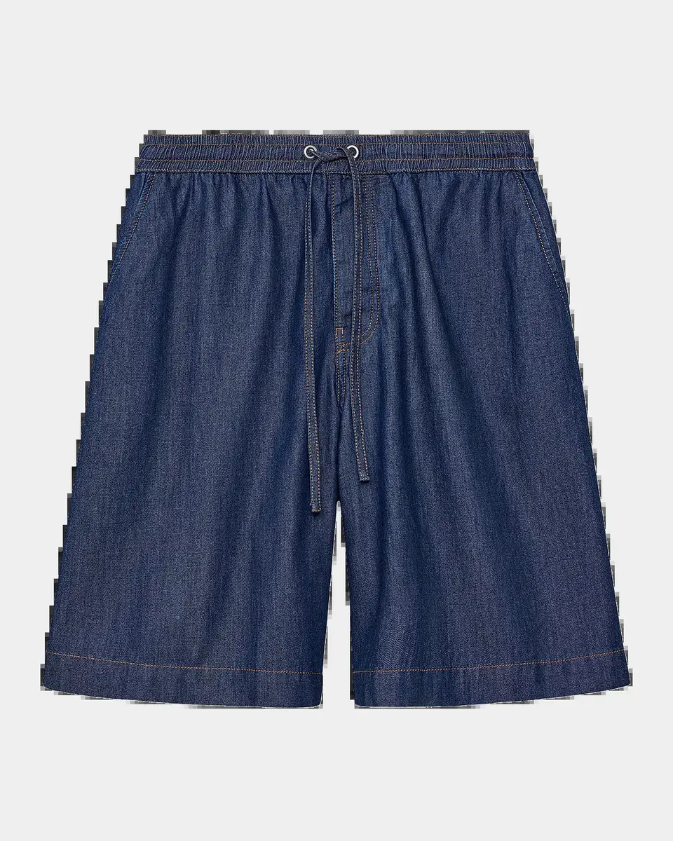 Loewe Men's Denim Drawstring Shorts | Thumbnail 2