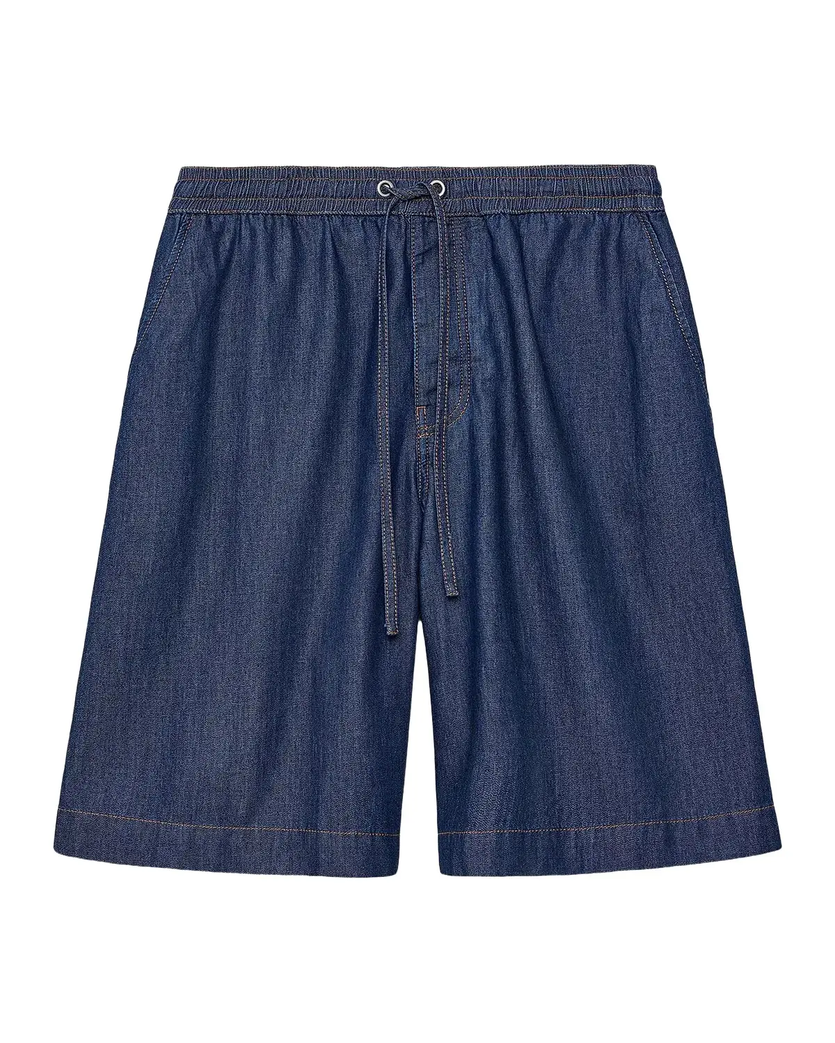 Loewe Men's Denim Drawstring Shorts