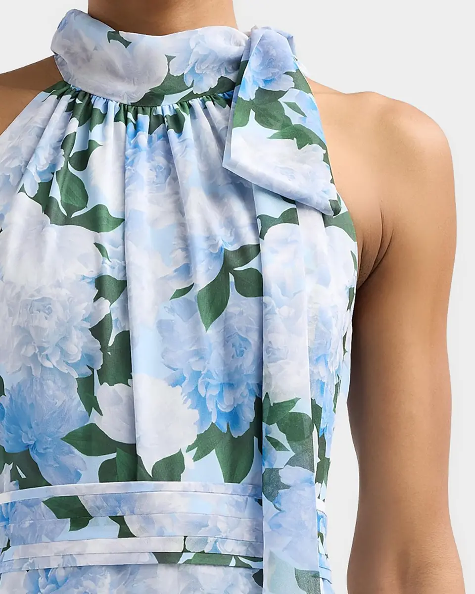SACHIN & BABI Diana Chiffon Floral Gown | Thumbnail 5