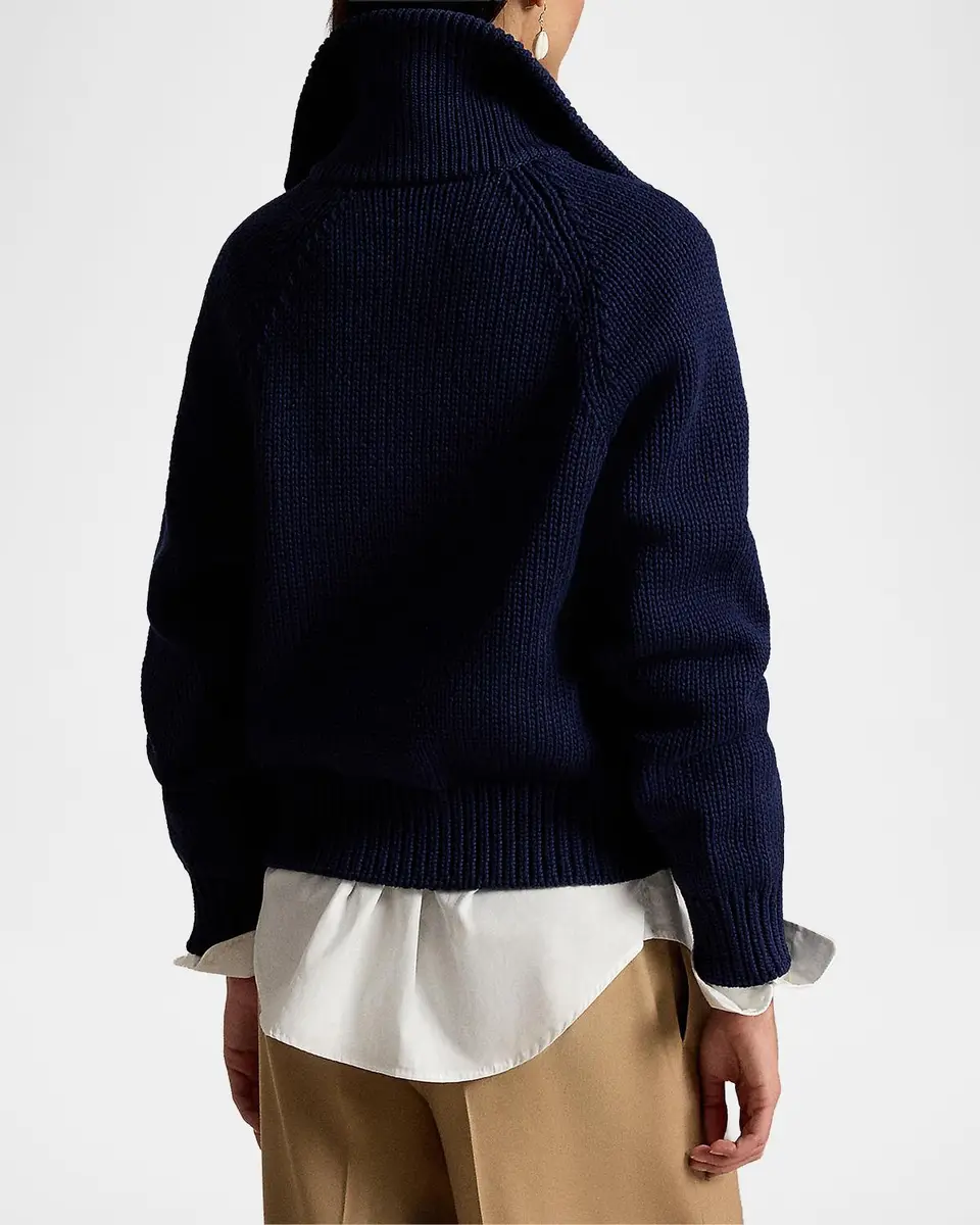 Polo Ralph Lauren Cotton-Blend Button-Front Cardigan | Thumbnail 3 Polo Ralph Lauren Cotton-Blend Button-Front Cardigan | Thumbnail 3