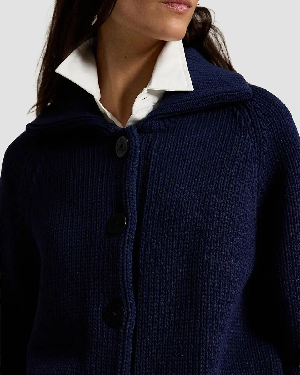 Polo Ralph Lauren Cotton-Blend Button-Front Cardigan | Thumbnail 5 Polo Ralph Lauren Cotton-Blend Button-Front Cardigan | Thumbnail 5