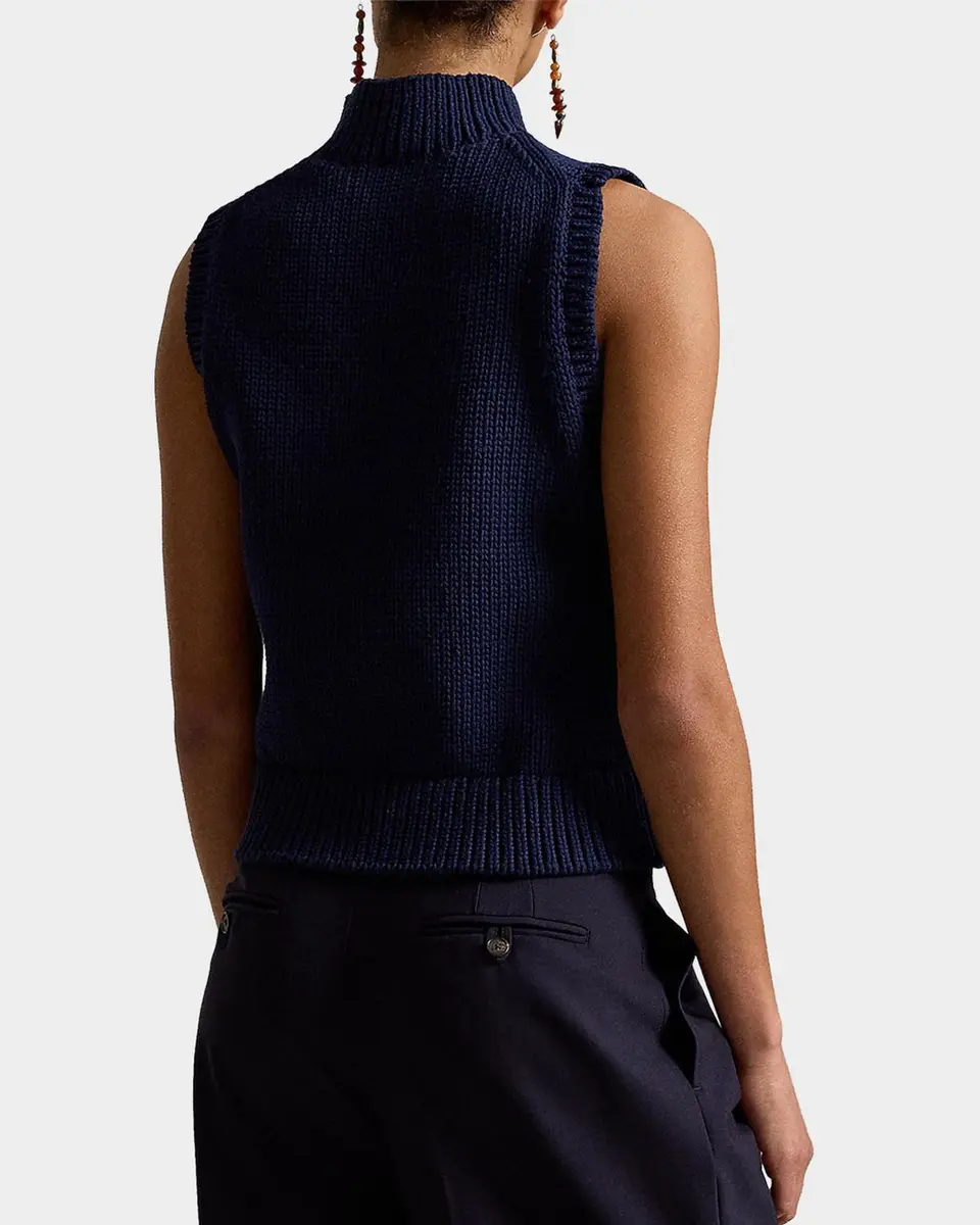 Polo Ralph Lauren Sleeveless Turtleneck Sweater | Thumbnail 3 Polo Ralph Lauren Sleeveless Turtleneck Sweater | Thumbnail 3
