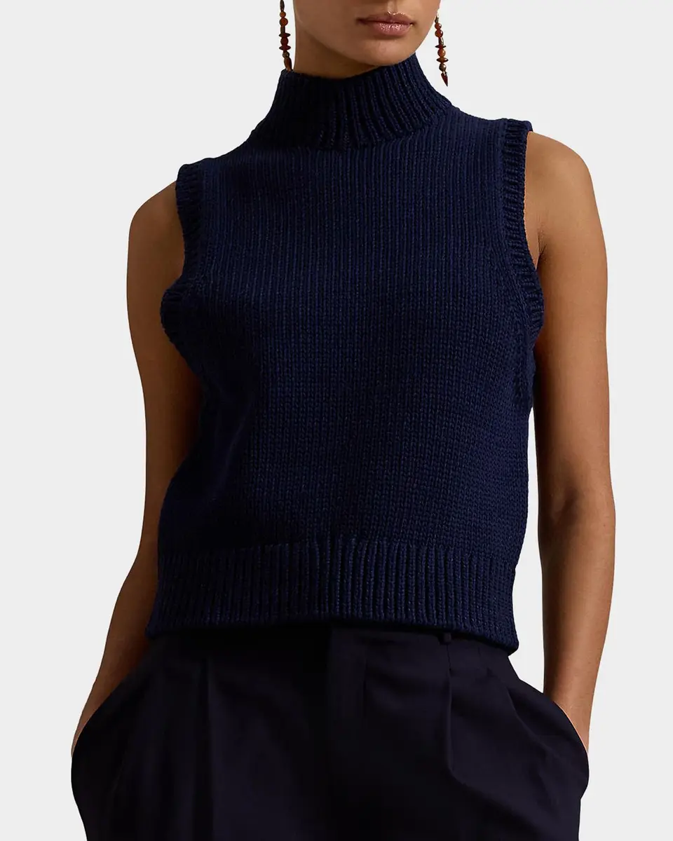 Polo Ralph Lauren Sleeveless Turtleneck Sweater | Thumbnail 6 Polo Ralph Lauren Sleeveless Turtleneck Sweater | Thumbnail 6
