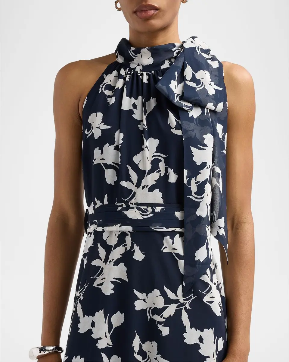 SACHIN & BABI Diana Floral Chiffon Gown | Thumbnail 5