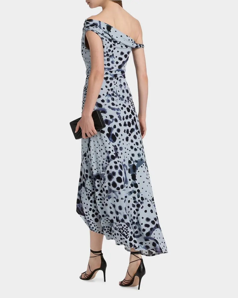 Amur Ella Pearl Ray Print Midi Dress | Thumbnail 3 Amur Ella Pearl Ray Print Midi Dress | Thumbnail 3