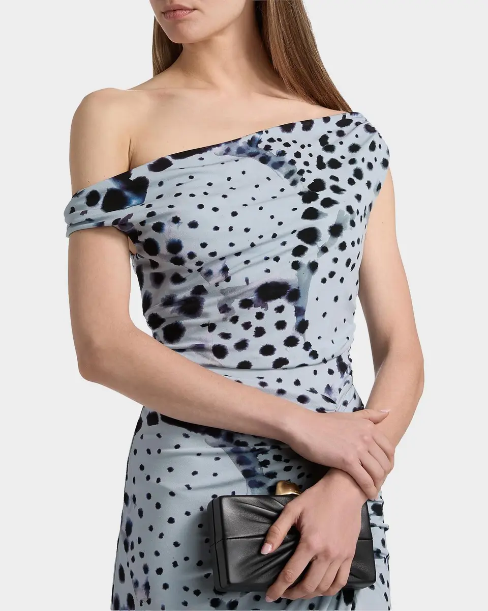 Amur Ella Pearl Ray Print Midi Dress | Thumbnail 5 Amur Ella Pearl Ray Print Midi Dress | Thumbnail 5
