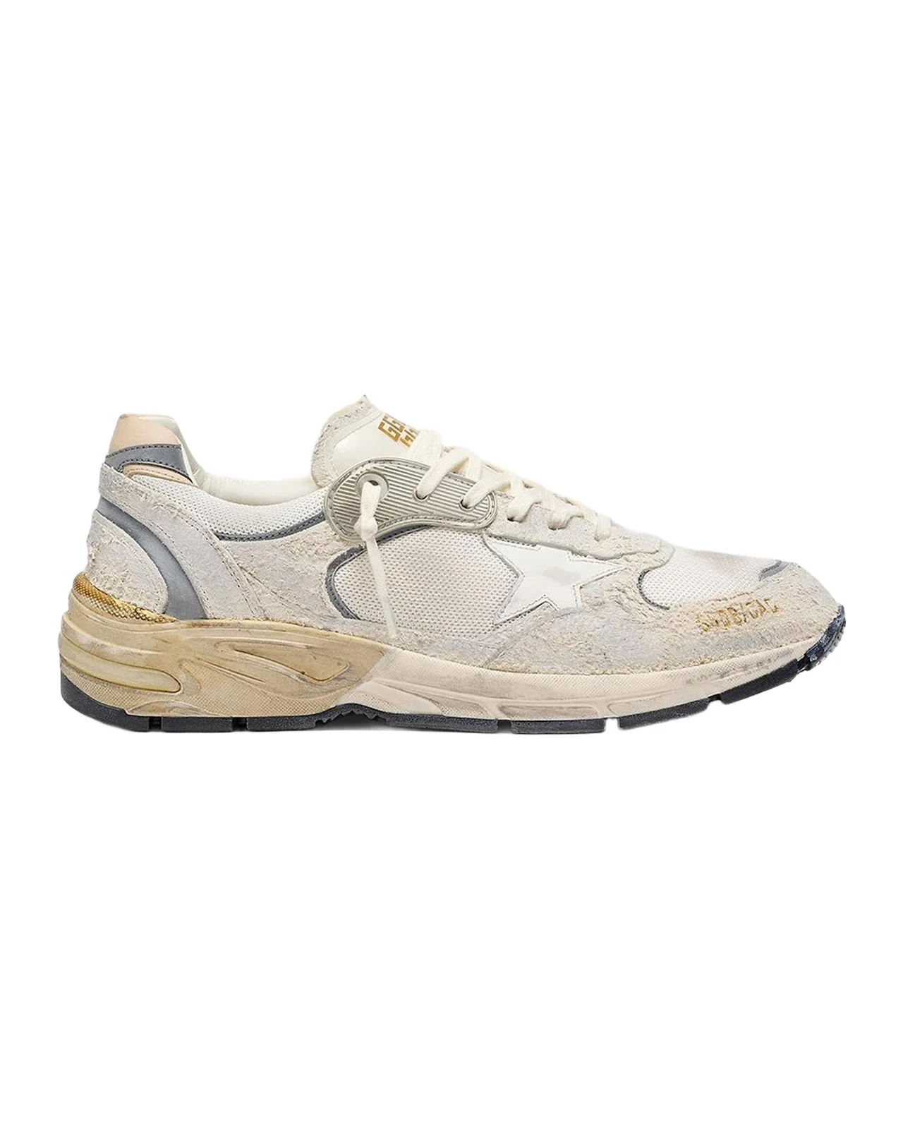 Men's Dad-Star Distressed Suede & Mesh Low-Top Sneakers Men's Dad-Star Distressed Suede & Mesh Low-Top Sneakers