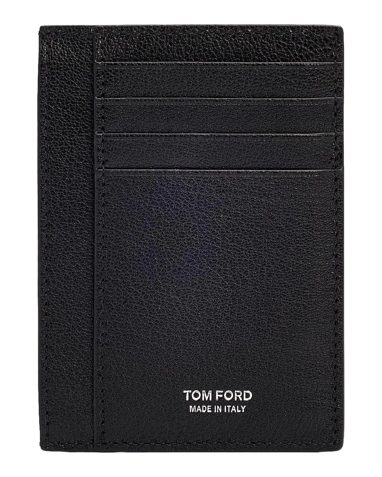 Tom Ford Men's Elongated T Line Leather Card Case